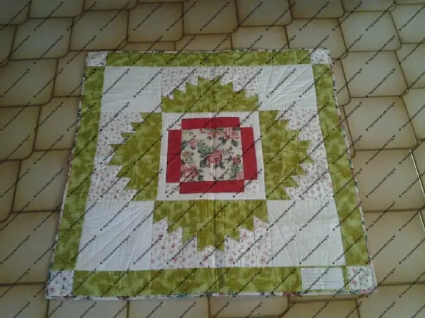 Patchwork Técnica Delectable Mountains Quilt