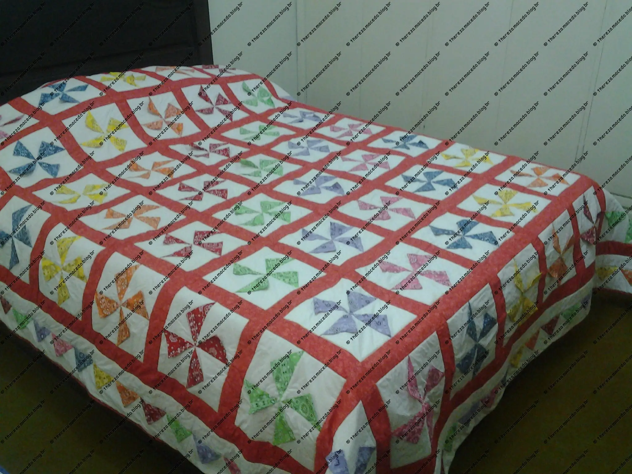 Patchwork Técnica Cataventos em 3D