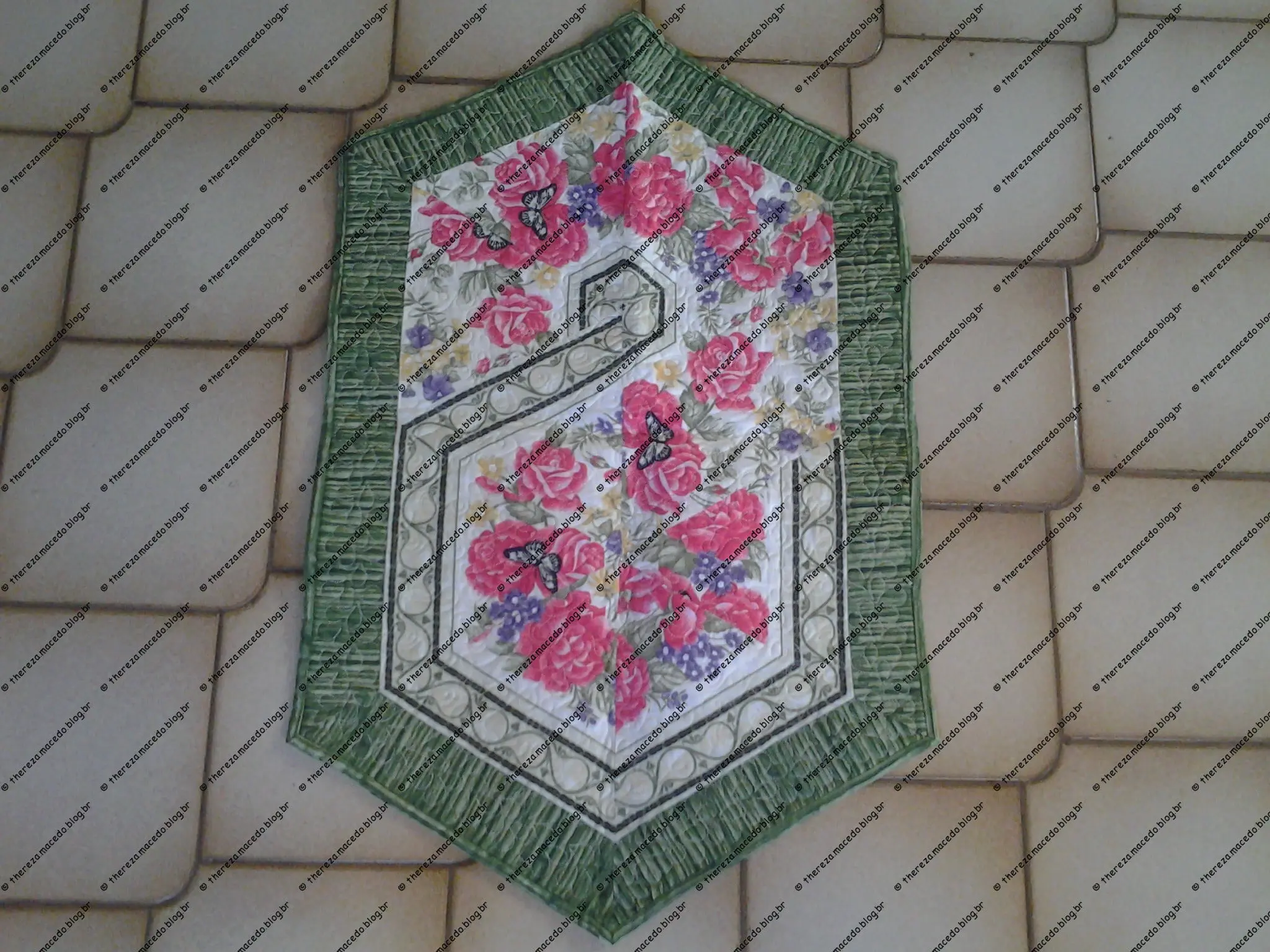 Patchwork Técnica Triangulo 60 graus